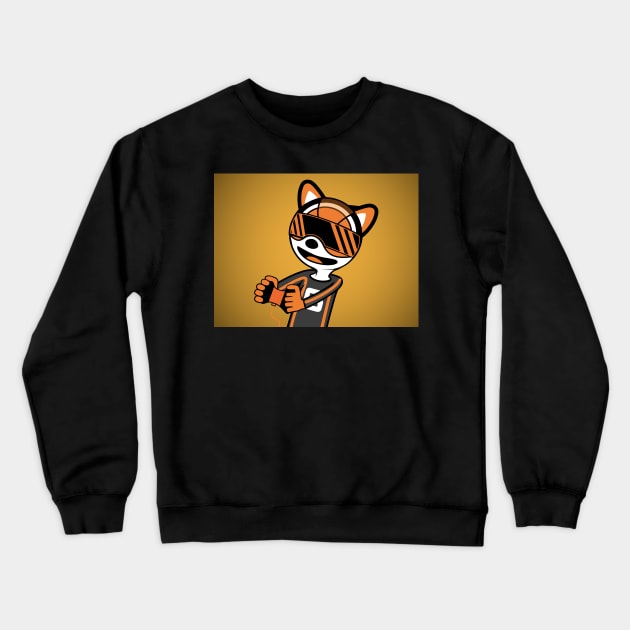 OpDaMyZr Gamer Fox Crewneck Sweatshirt by MOULE